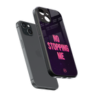 no stopping me back phone cover | glass case for iphone 13 mini