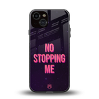 no stopping me back phone cover | glass case for iphone 13