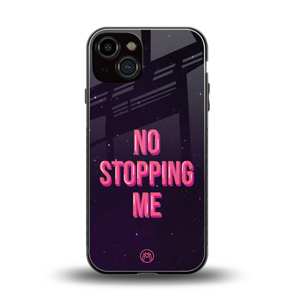 no stopping me back phone cover | glass case for iphone 13