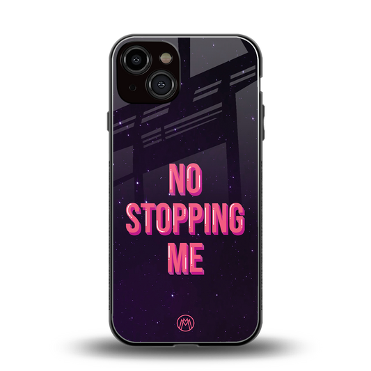 no stopping me back phone cover | glass case for iphone 13