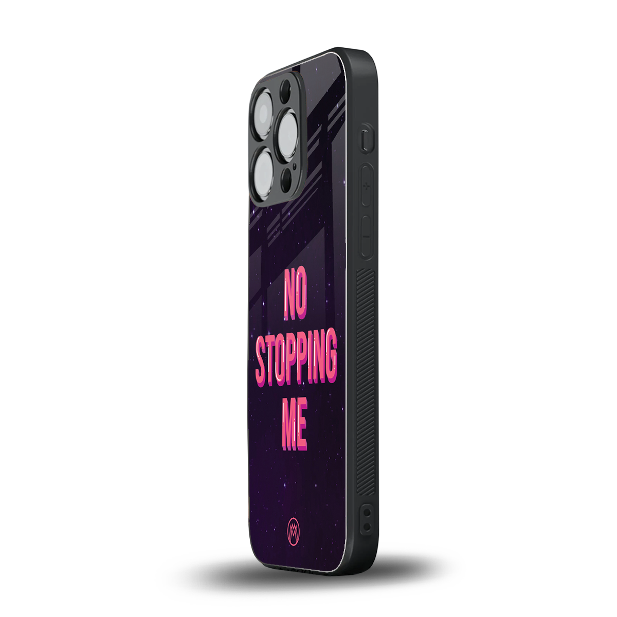 no stopping me back phone cover | glass case for iphone 15 pro