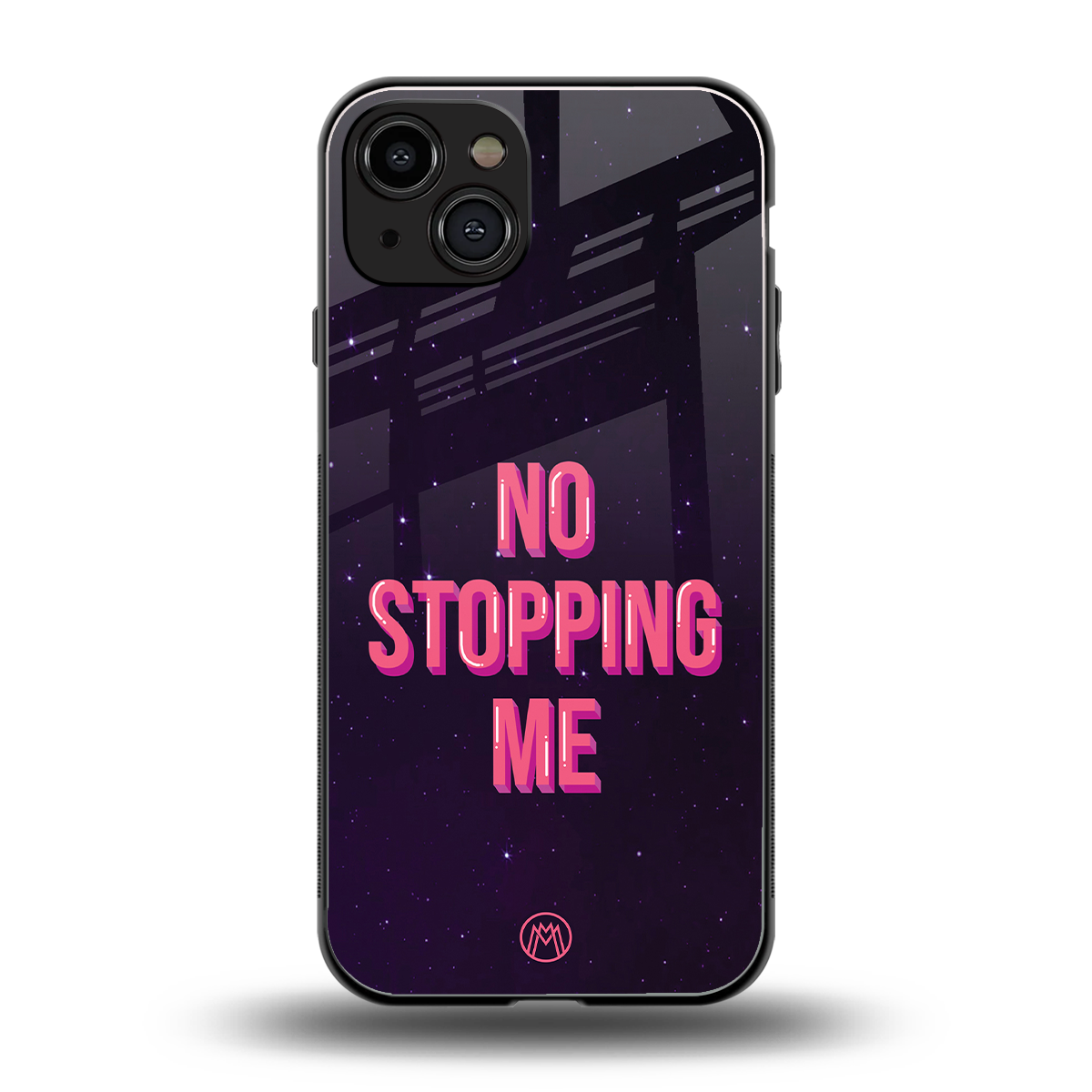 no stopping me back phone cover | glass case for iphone 15
