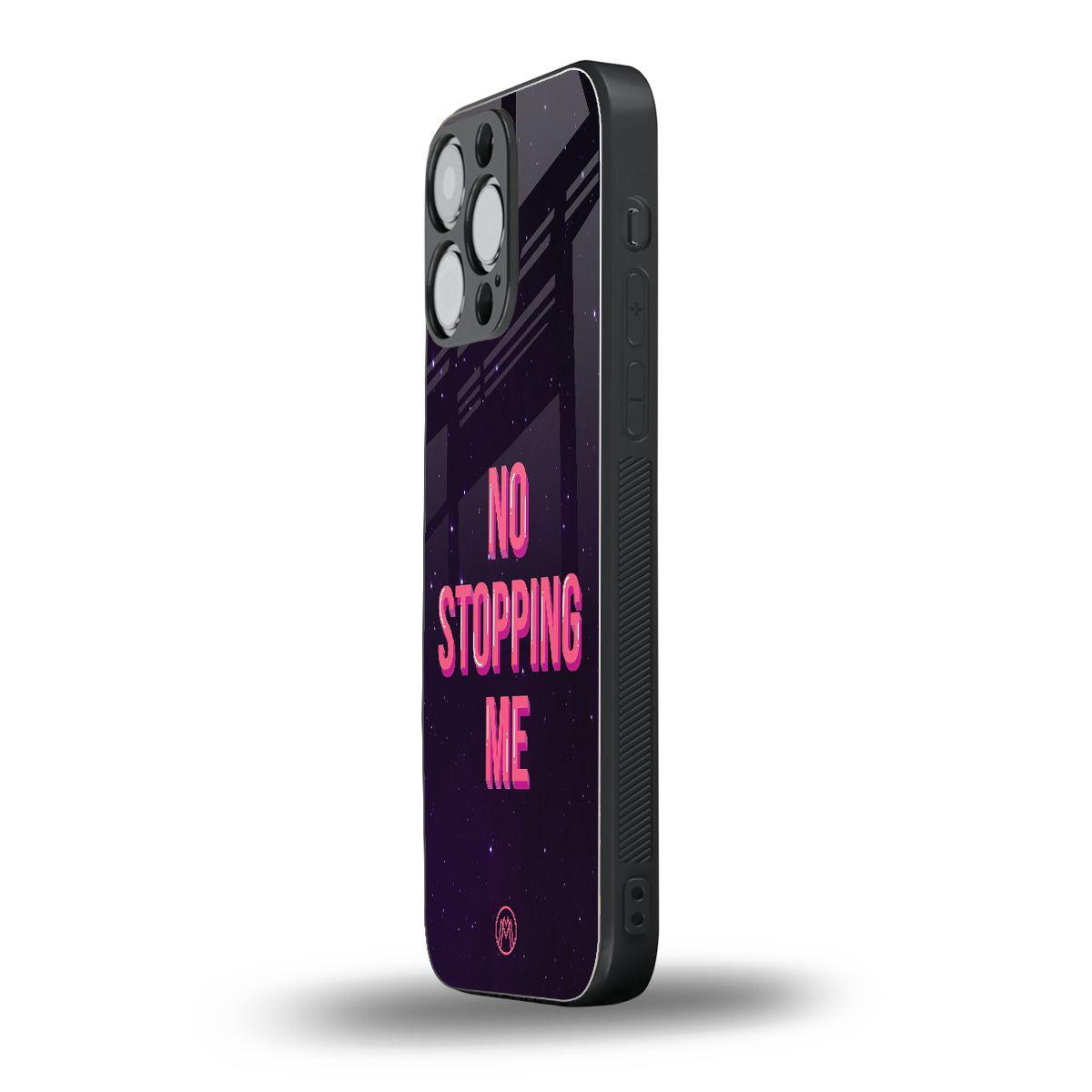 no stopping me back phone cover | glass case for iphone 16 pro max