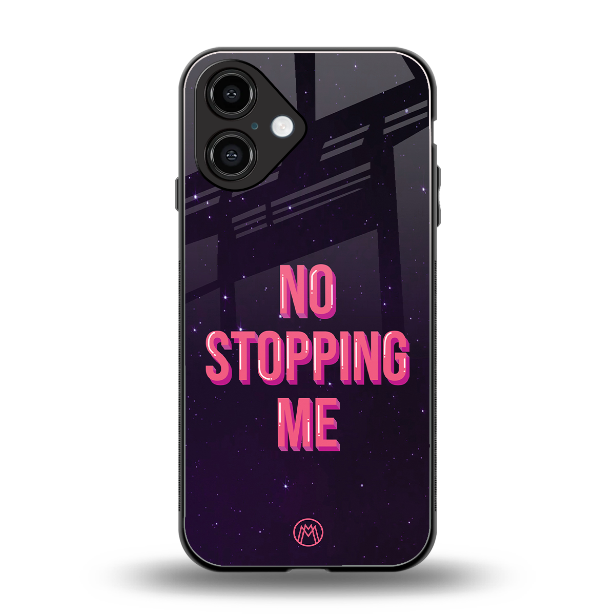 no stopping me back phone cover | glass case for iphone 16