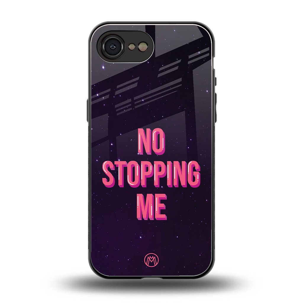 no stopping me back phone cover | glass case for iphone 16e