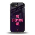 no stopping me back phone cover | glass case for iphone 16e