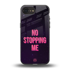 no stopping me back phone cover | glass case for iphone 16e