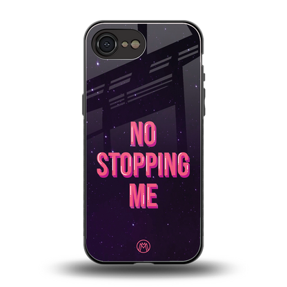 no stopping me back phone cover | glass case for iphone 16e