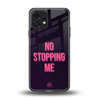 no stopping me back phone cover | glass case for nothing phone 1