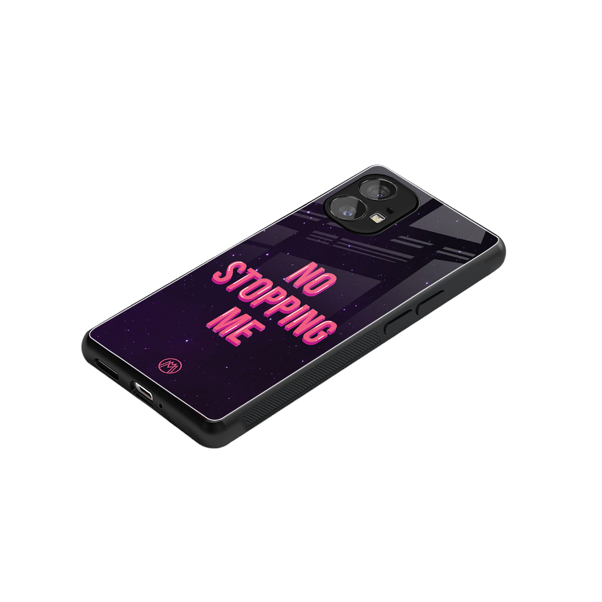 no stopping me back phone cover | glass case for nothing phone 1