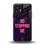 no stopping me back phone cover | glass case for nothing phone 2