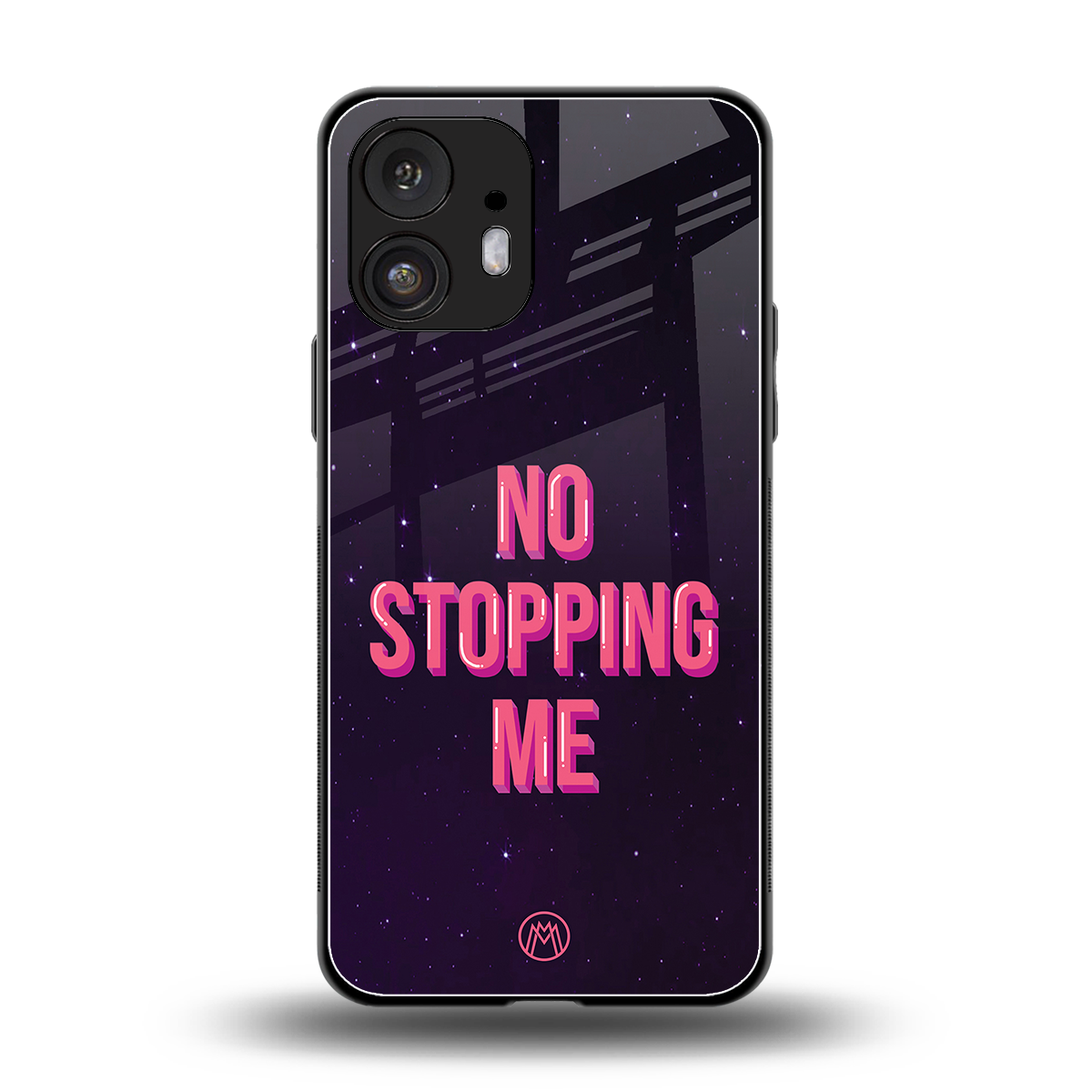 no stopping me back phone cover | glass case for nothing phone 2