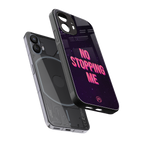 no stopping me back phone cover | glass case for nothing phone 2