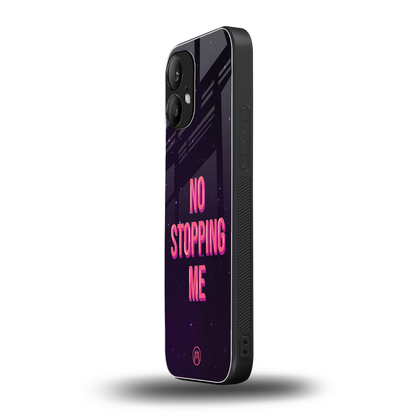 no stopping me back phone cover | glass case for nothing phone 2