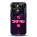 no stopping me back phone cover | glass case for oneplus nord 3