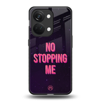 no stopping me back phone cover | glass case for oneplus nord 3