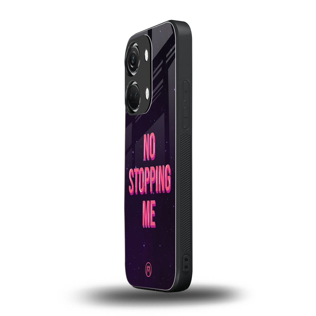 no stopping me back phone cover | glass case for oneplus nord 3