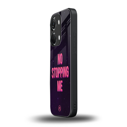 no stopping me back phone cover | glass case for oneplus nord 3