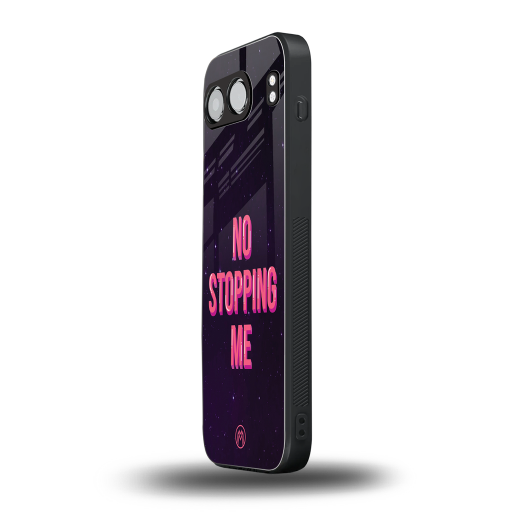 no stopping me back phone cover | glass case for oneplus nord 4