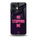 no stopping me back phone cover | glass case for oneplus nord ce 3