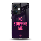 no stopping me back phone cover | glass case for oneplus nord ce 3