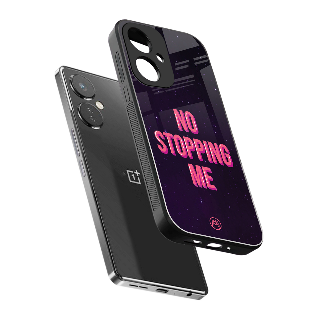 no stopping me back phone cover | glass case for oneplus nord ce 3
