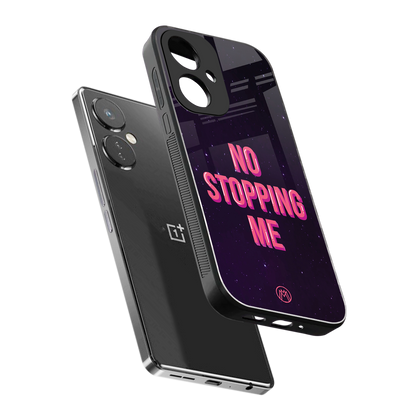 no stopping me back phone cover | glass case for oneplus nord ce 3