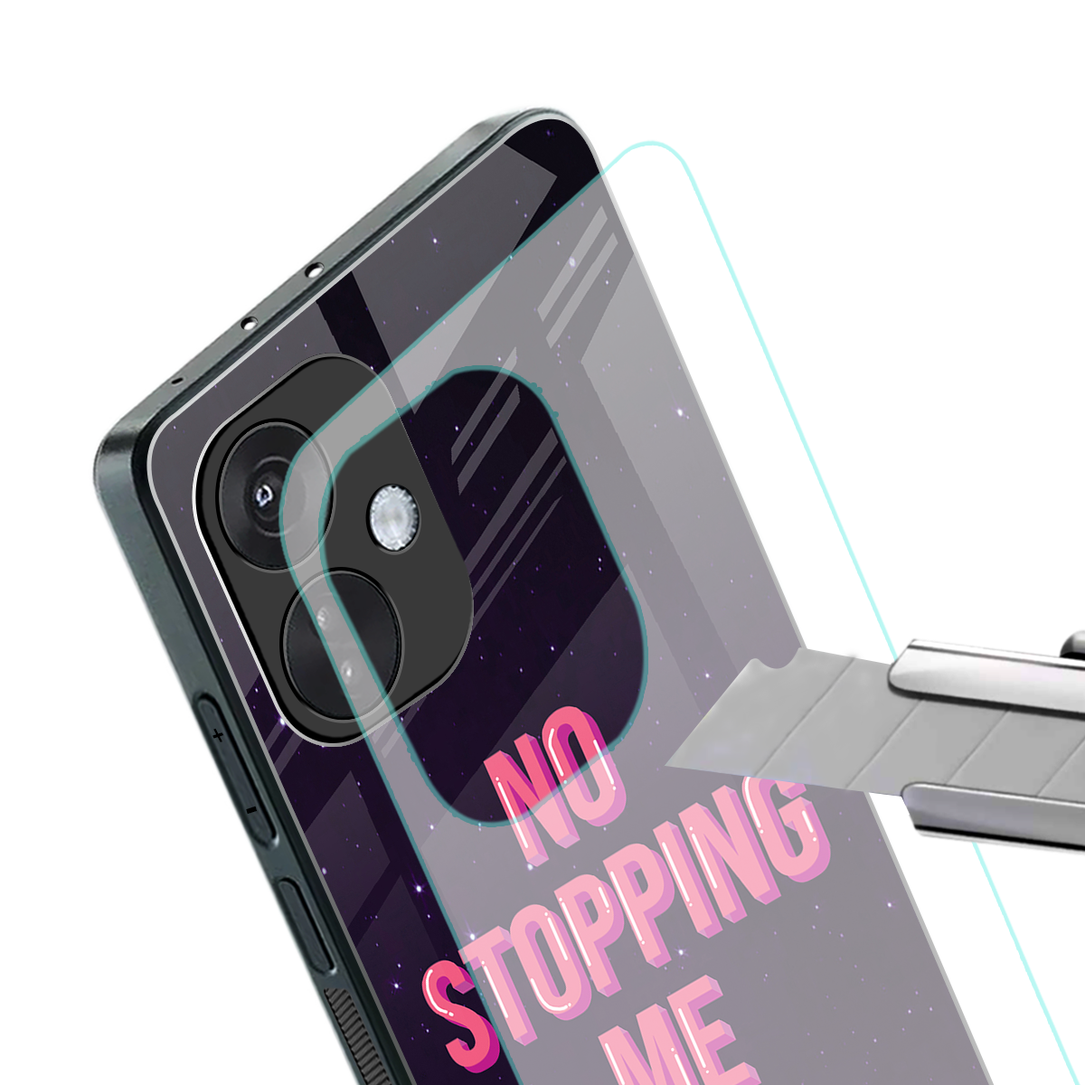 no stopping me back phone cover | glass case for oneplus nord ce 3