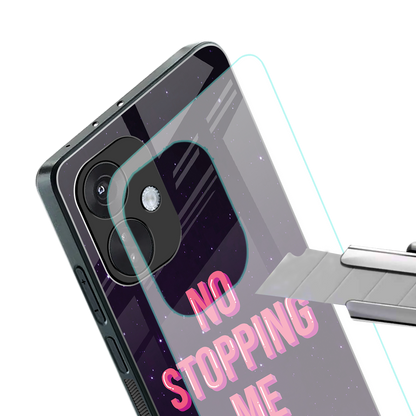 no stopping me back phone cover | glass case for oneplus nord ce 3