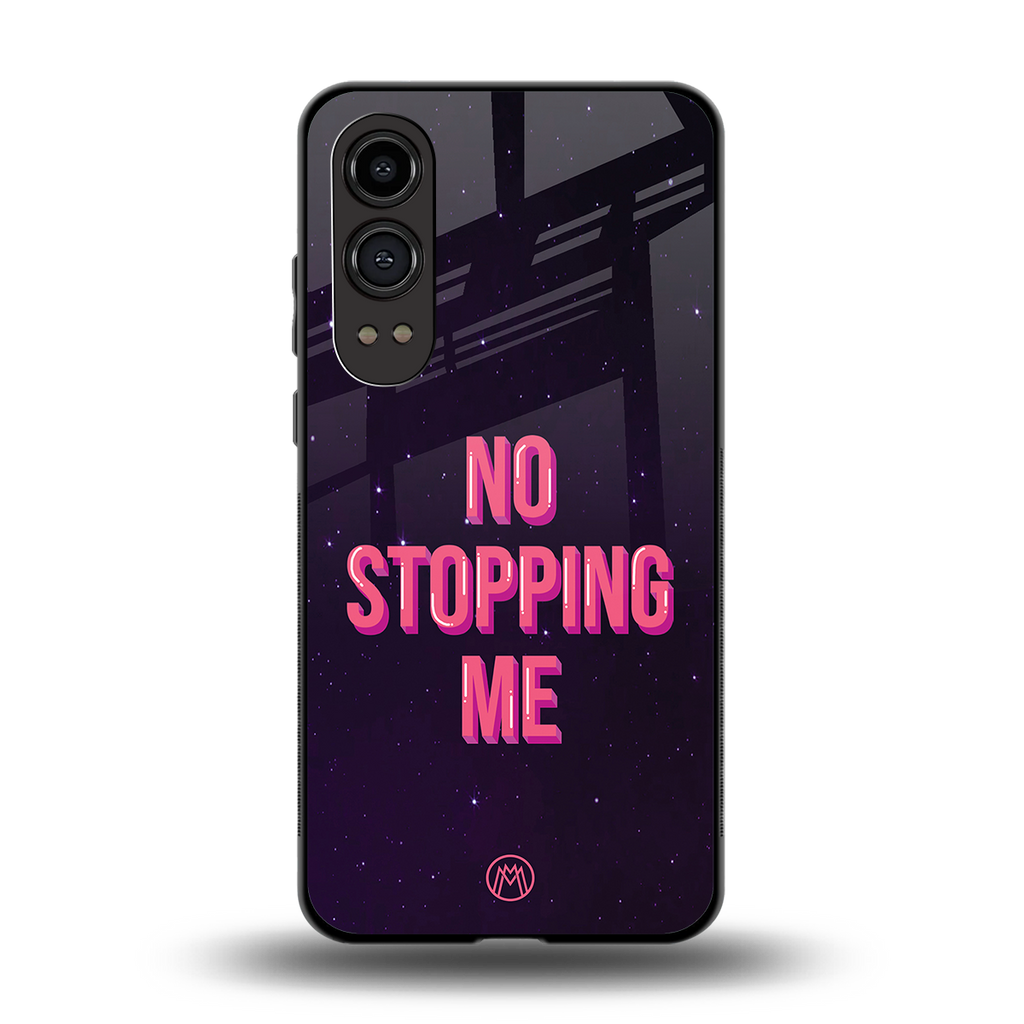 no stopping me back phone cover | glass case for oneplus nord ce 4 lite