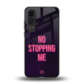 no stopping me back phone cover | glass case for oneplus nord ce 4 lite
