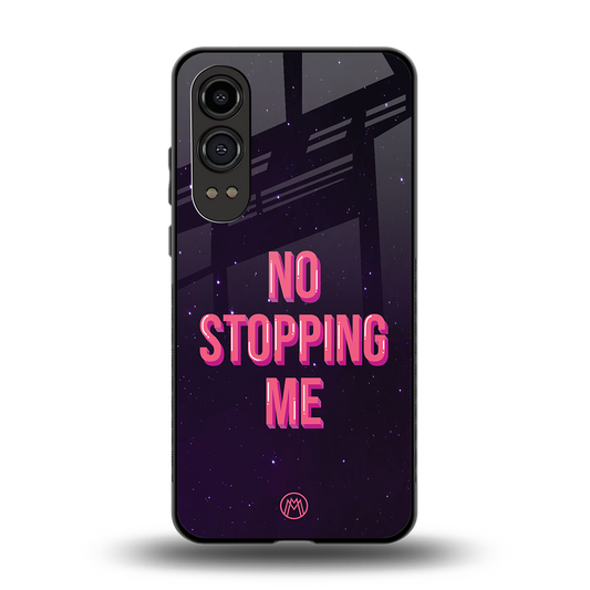 no stopping me back phone cover | glass case for oneplus nord ce 4 lite