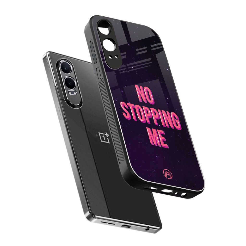 no stopping me back phone cover | glass case for oneplus nord ce 4 lite