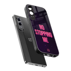 no stopping me back phone cover | glass case for oneplus nord ce 4 lite