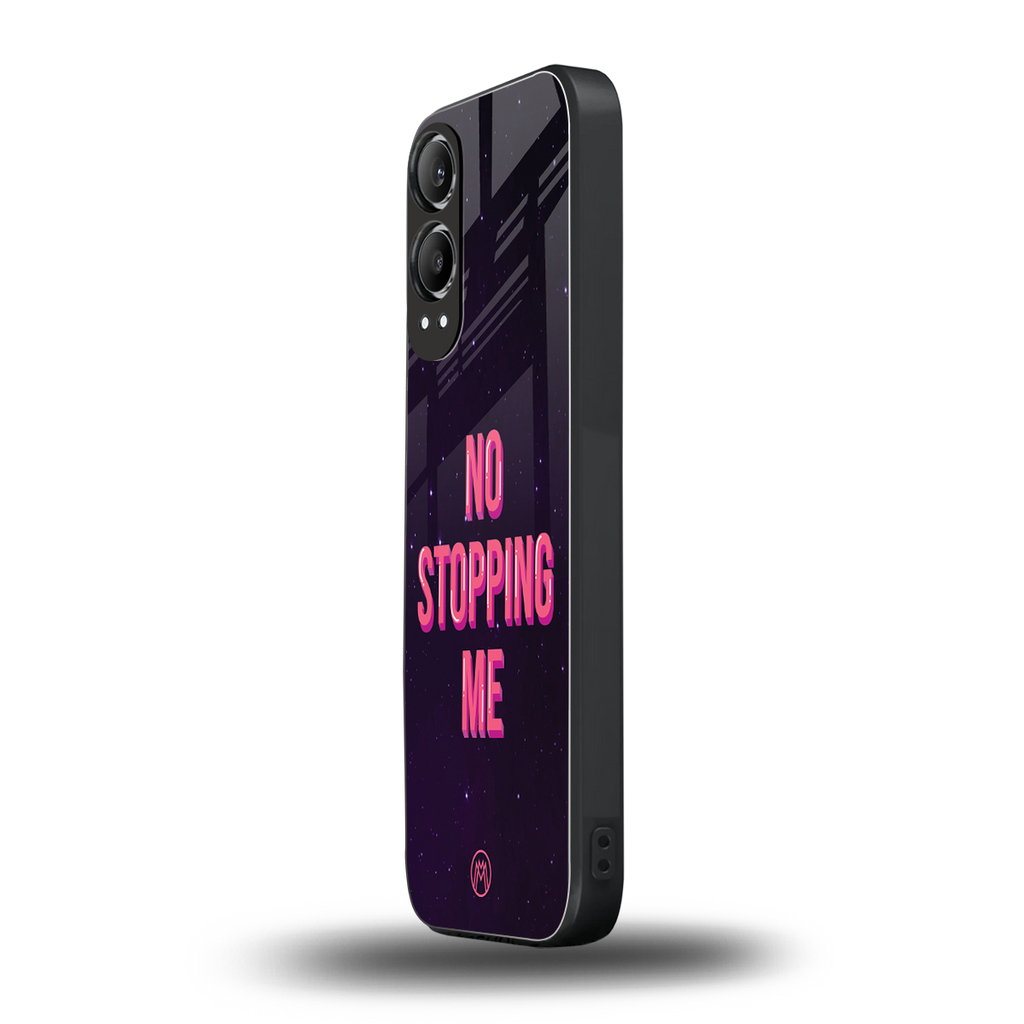 no stopping me back phone cover | glass case for oneplus nord ce 4 lite