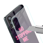 no stopping me back phone cover | glass case for oneplus nord ce 4 lite