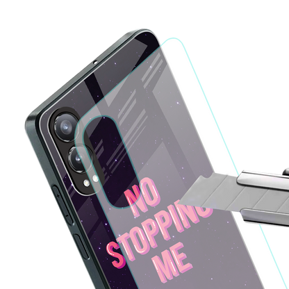 no stopping me back phone cover | glass case for oneplus nord ce 4 lite