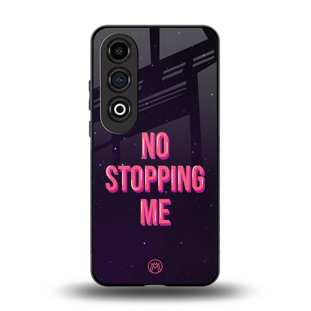 no stopping me back phone cover | glass case for oneplus nord ce 4