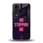 no stopping me back phone cover | glass case for oneplus nord ce 4