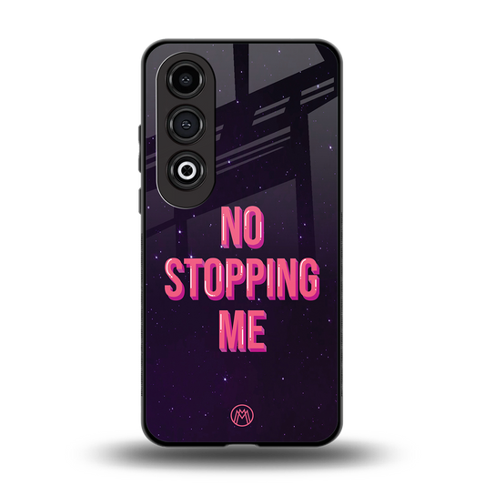 no stopping me back phone cover | glass case for oneplus nord ce 4