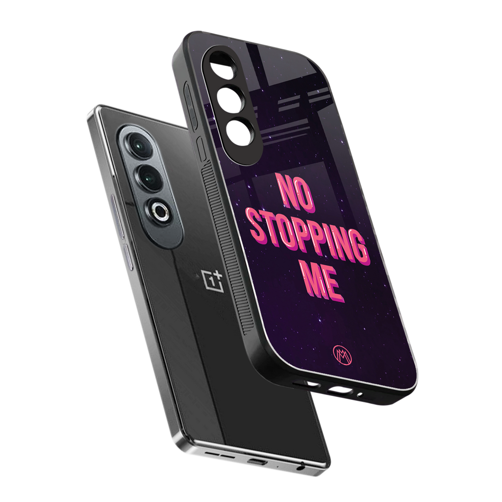 no stopping me back phone cover | glass case for oneplus nord ce 4