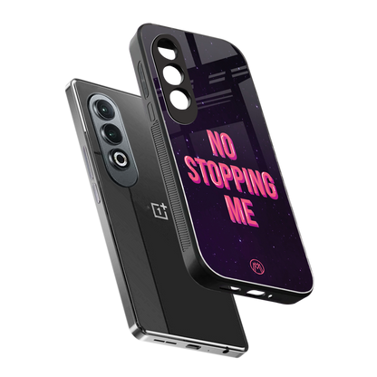 no stopping me back phone cover | glass case for oneplus nord ce 4