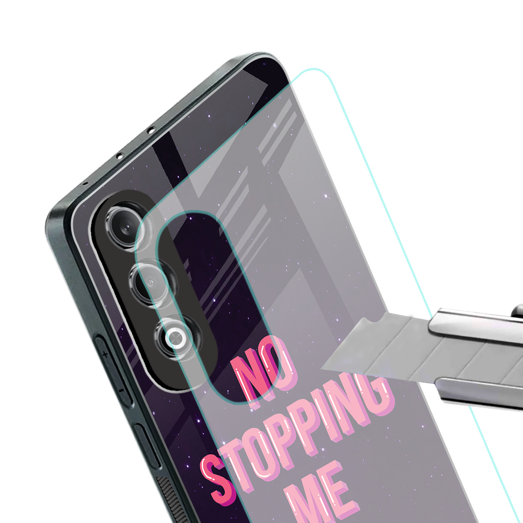 no stopping me back phone cover | glass case for oneplus nord ce 4