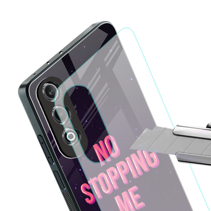 no stopping me back phone cover | glass case for oneplus nord ce 4
