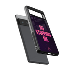no stopping me back phone cover | glass case for google pixel 6 pro