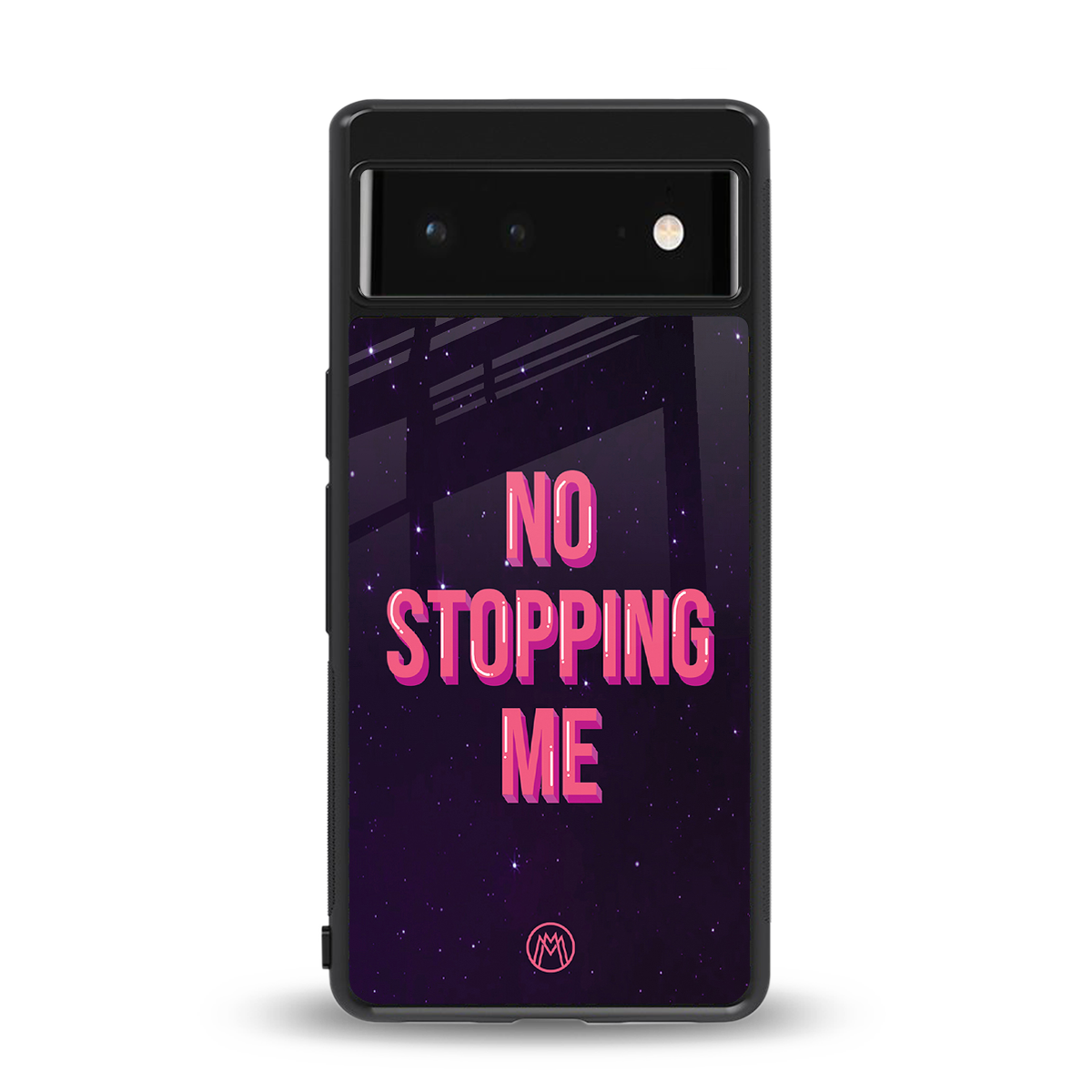 no stopping me back phone cover | glass case for google pixel 6