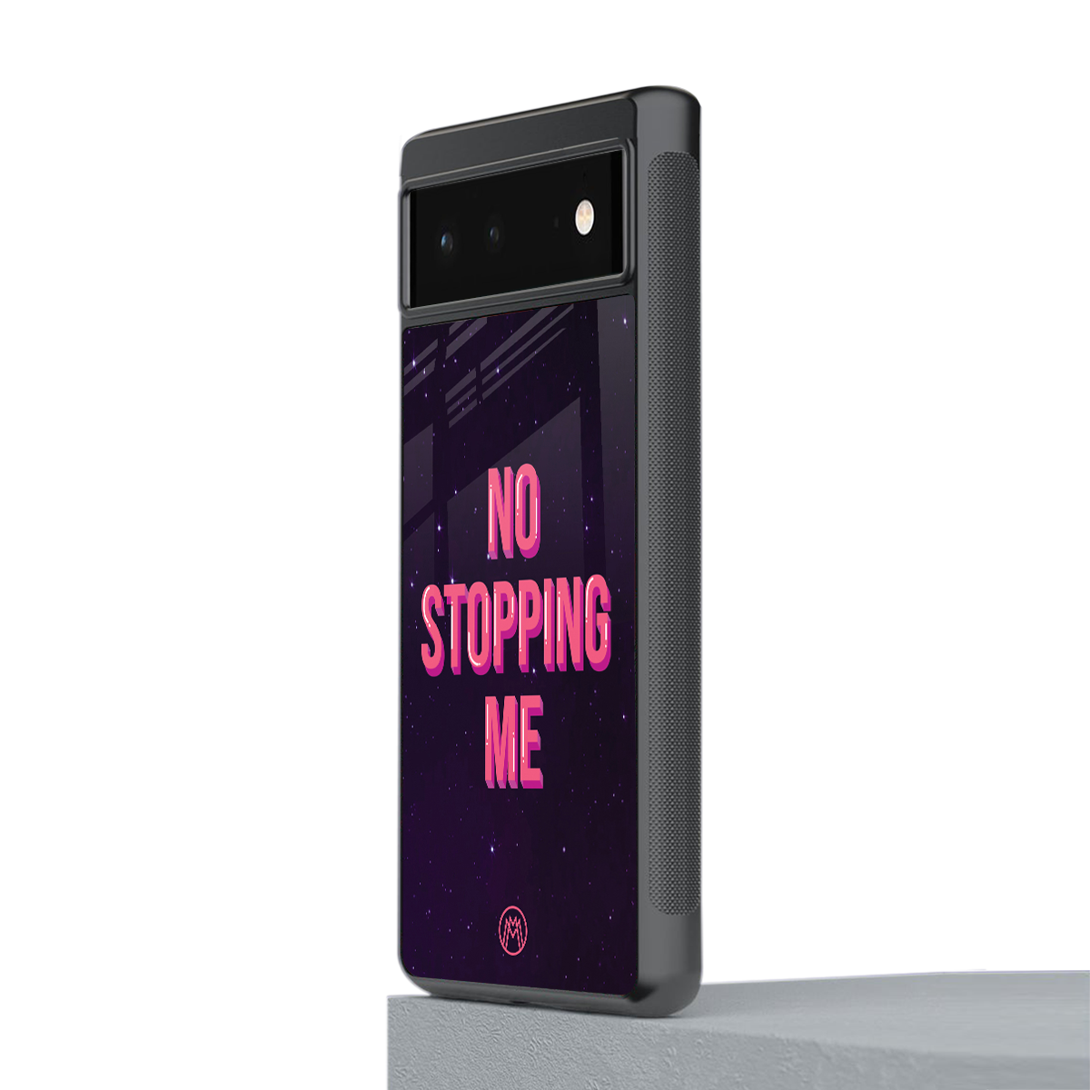 no stopping me back phone cover | glass case for google pixel 6