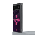 no stopping me back phone cover | glass case for Google Pixel 6A