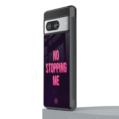 no stopping me back phone cover | glass case for Google Pixel 8
