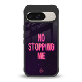 no stopping me back phone cover | glass case for google pixel 9